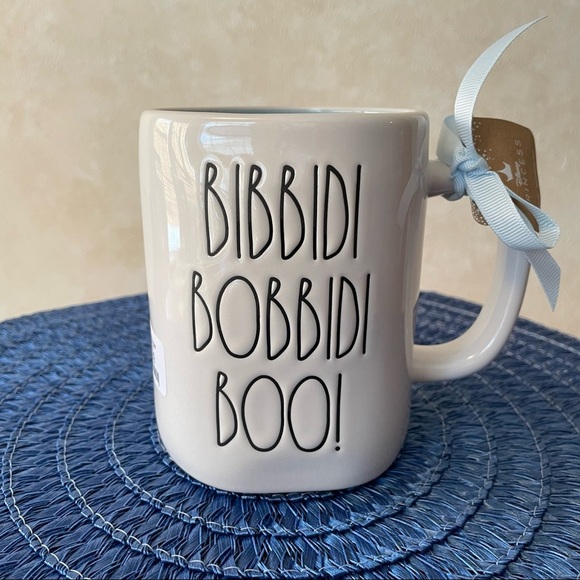 Rae Dunn BIBBIDI BOBBIDI DOO! 2 Side Disney Cinderella Coffee Mug BRAND NEW!! - Picture 2 of 3